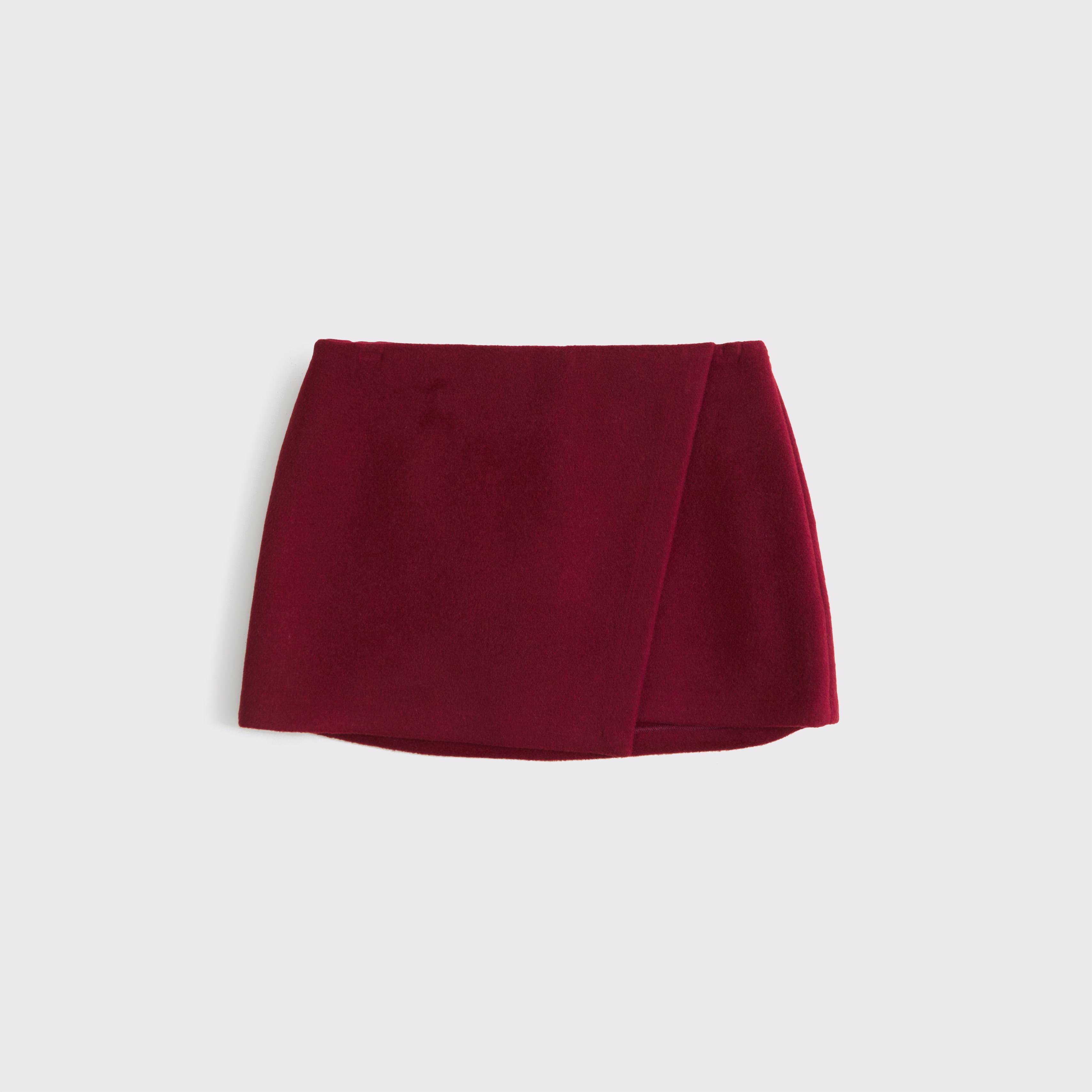 Mid Rise Wrap Skort Product Image