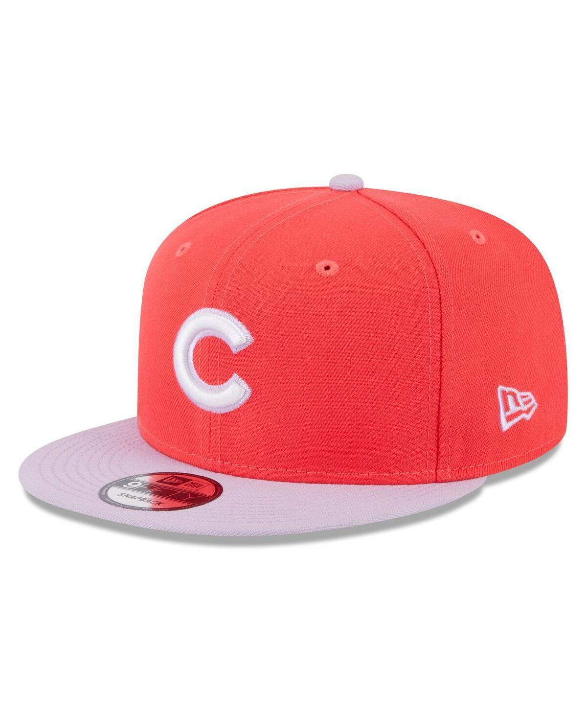 Mens New Era /Purple Chicago Cubs Spring Basic Two-Tone 9FIFTY Snapback Hat Product Image