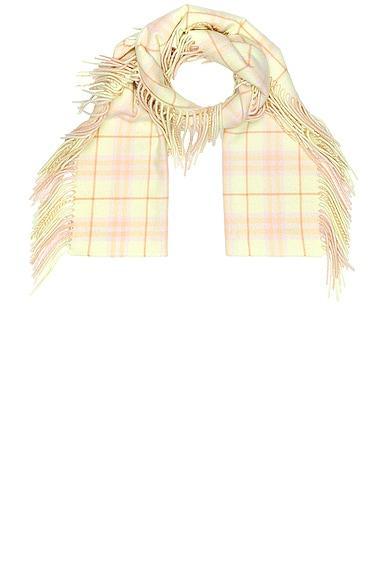 Burberry Vintage Check Scarf in Cream Product Image