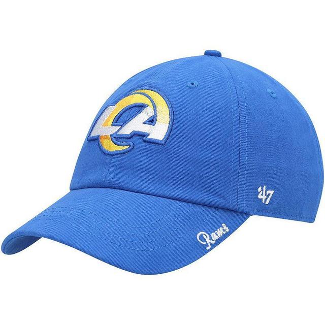 Womens 47 Royal Los Angeles Rams Miata Clean Up Primary Adjustable Hat Product Image