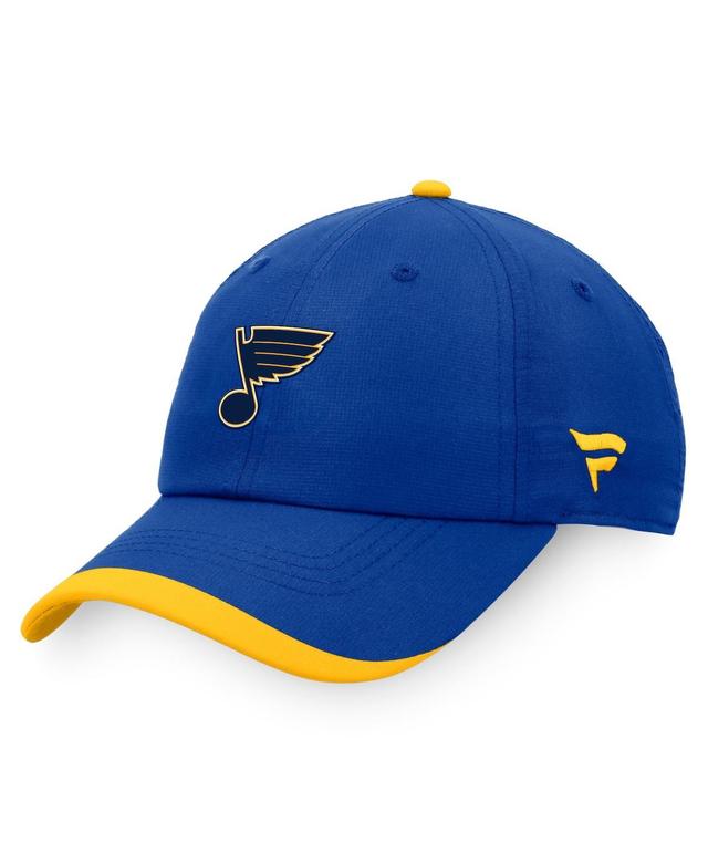 Mens Fanatics Blue St. Louis Blues Authentic Pro Rink Pinnacle Adjustable Hat Product Image