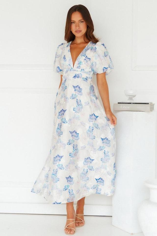 One To Love Maxi Dress Blue Product Image