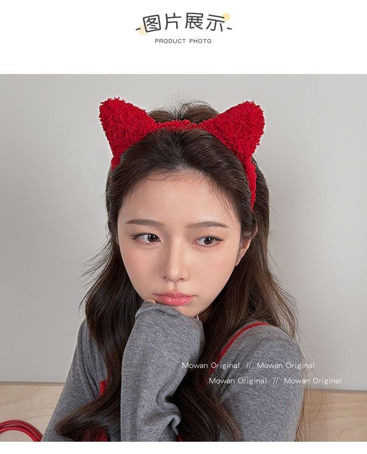 Cat Ear Fleece Headband Product Image