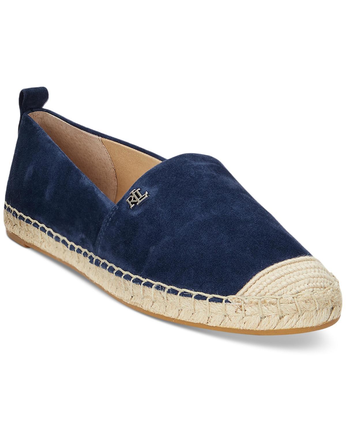 Lauren Ralph Lauren Cameryn Leather Espadrille Flats Product Image