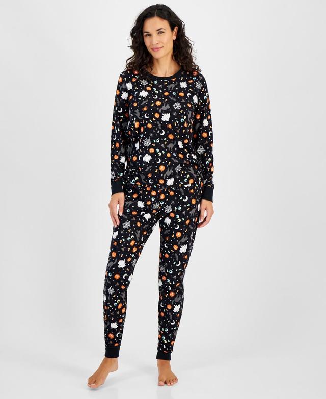 Family Pajamas Womens Spooky Mix Printed Cotton Matching Family Halloween Pajamas Set, Created for Macys Product Image