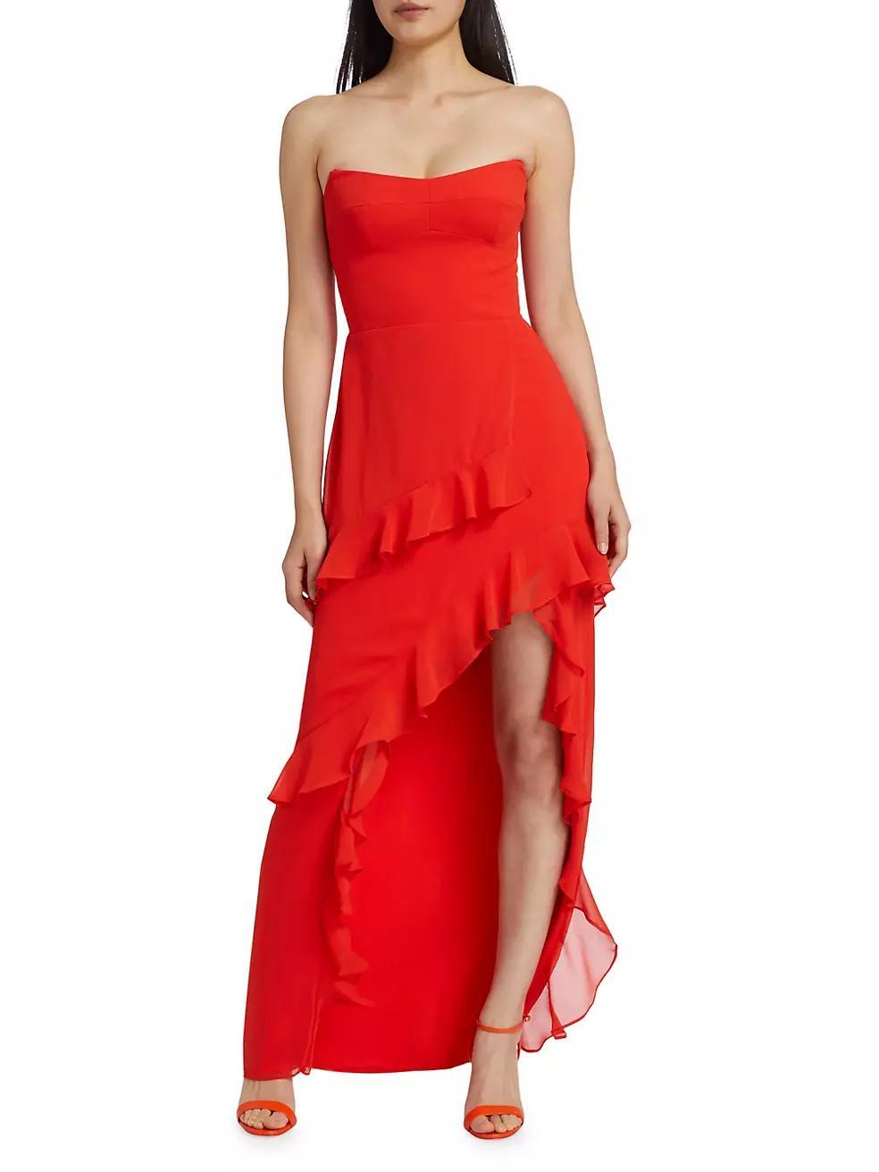 Magnolia Strapless High-Low Maxi Dress Product Image