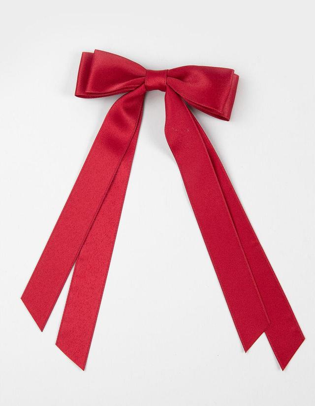 FULL TILT Satin Bow Hair Clip Product Image