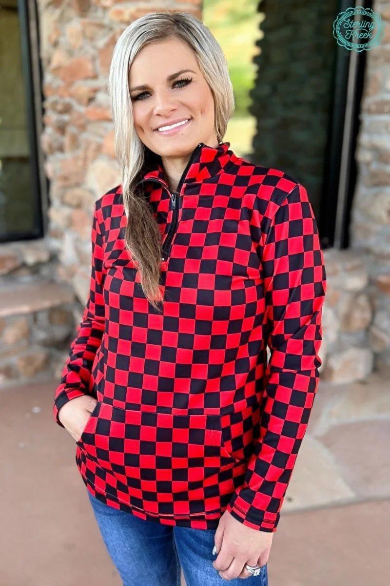 Sterling Kreek Black & Red Pep Rally Pullover Product Image