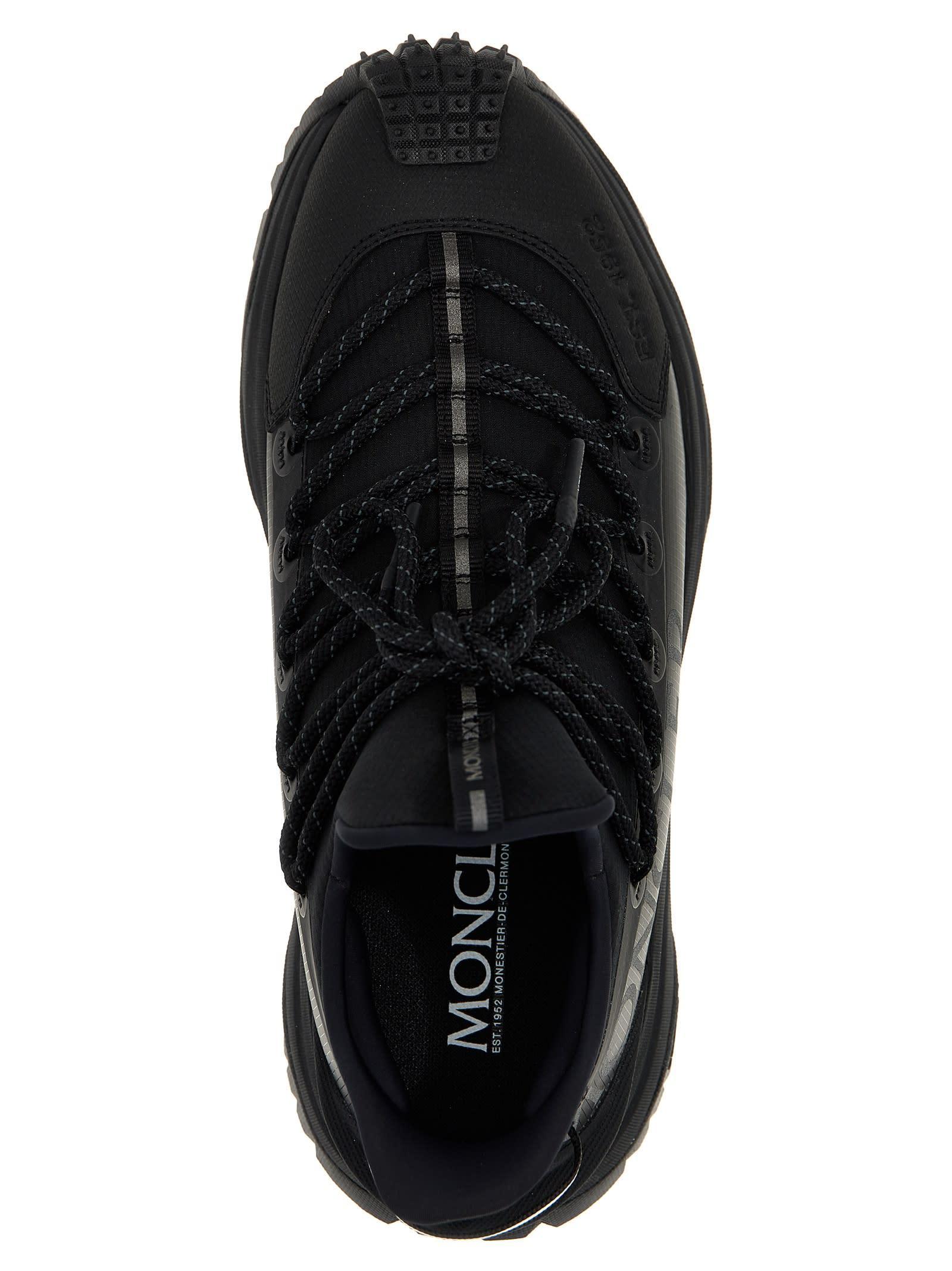 Leather Sneakers In Black Product Image