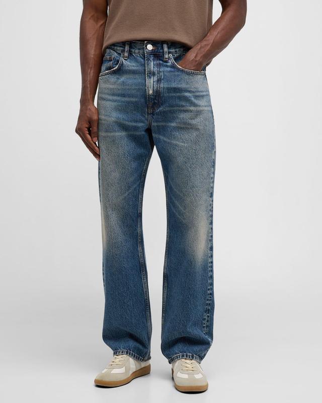 Mens Boxy Medium-Wash Jeans Product Image