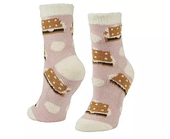 Fireside Womens Smores Slipper Socks 1 Pair Product Image