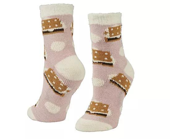 Fireside Womens Smores Slipper Socks 1 Pair Product Image