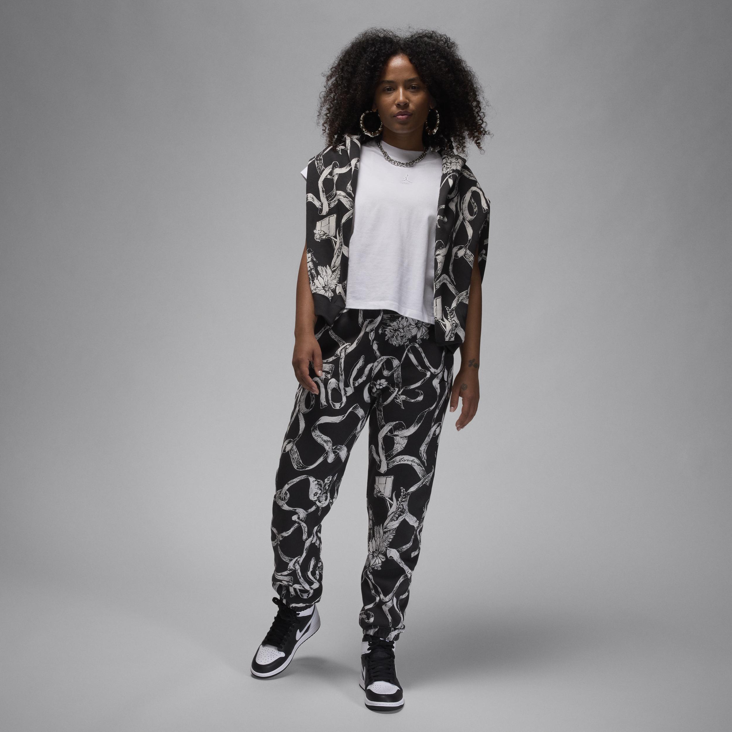 Womens Jordan Brooklyn Fleece Printed Pants Product Image