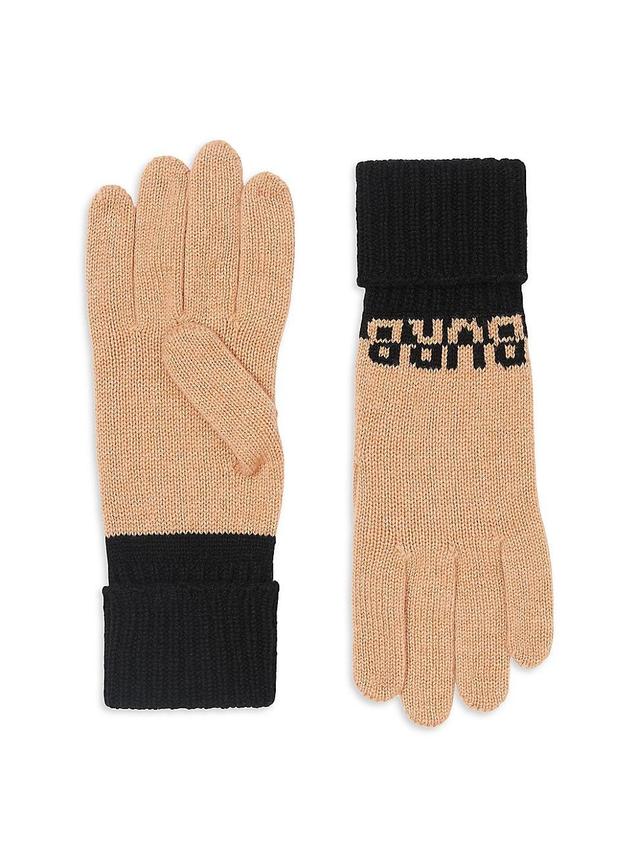 Womens Core Logo Cashmere Gloves Product Image