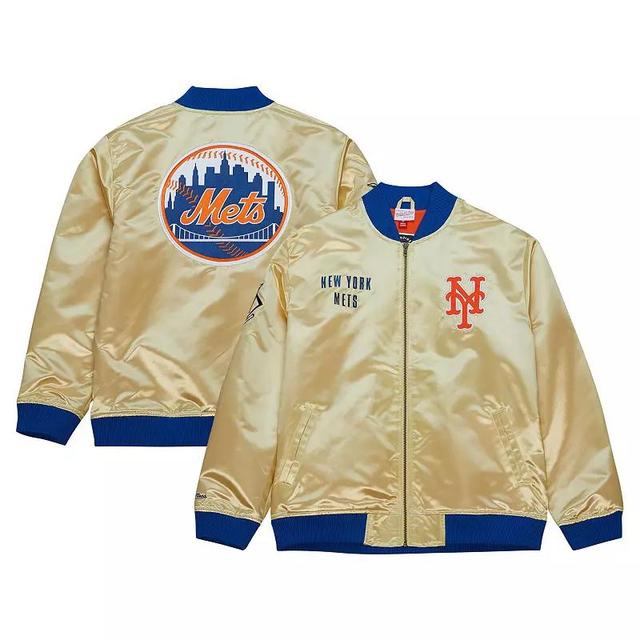 Mens Mitchell & Ness New York Mets OG 2.0 Lightweight Satin Full-Zip Jacket Product Image