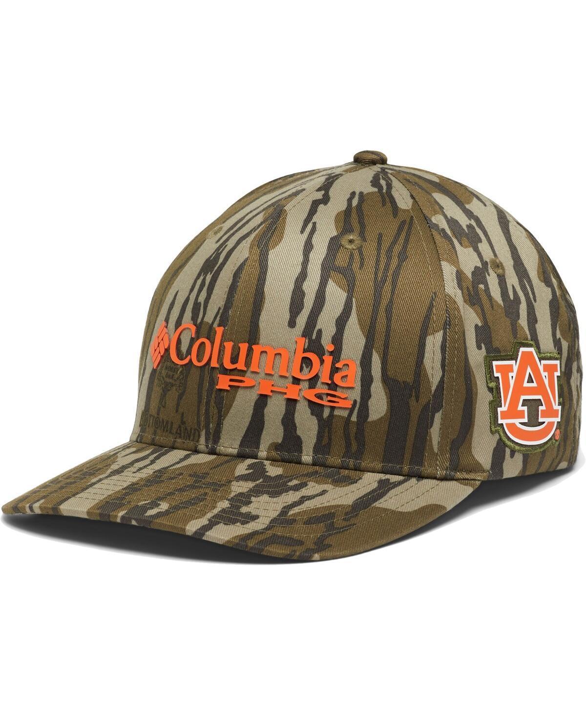 Mens Columbia Mossy Oak Camo Auburn Tigers Bottomland Flex Hat Product Image