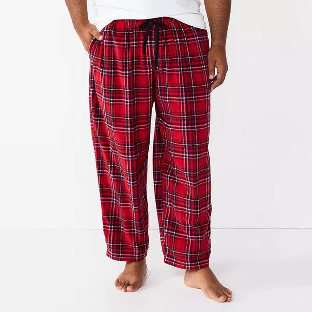 Big & Tall Sonoma Goods For Life Microfleece Sleep Pants, Mens Product Image