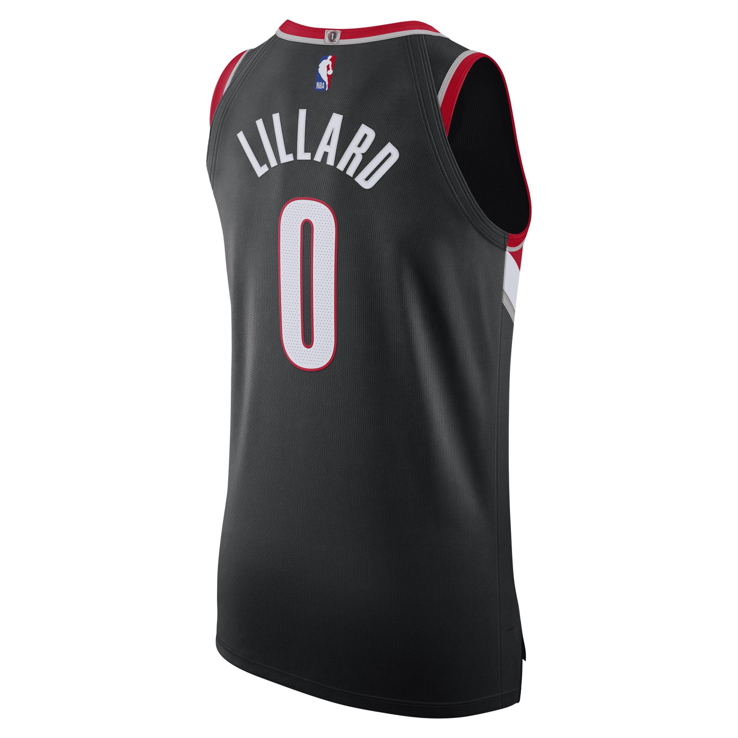 Damian Lillard Trail Blazers Icon Edition 2020 Nike Men's NBA Authentic Jersey Product Image