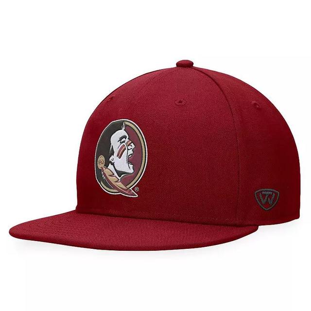 Mens Top of the World Garnet Florida State Seminoles Fitted Hat Product Image