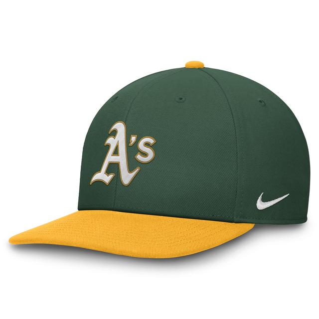 Mens Nike /Gold Oakland Athletics Evergreen Two-Tone Snapback Hat Product Image