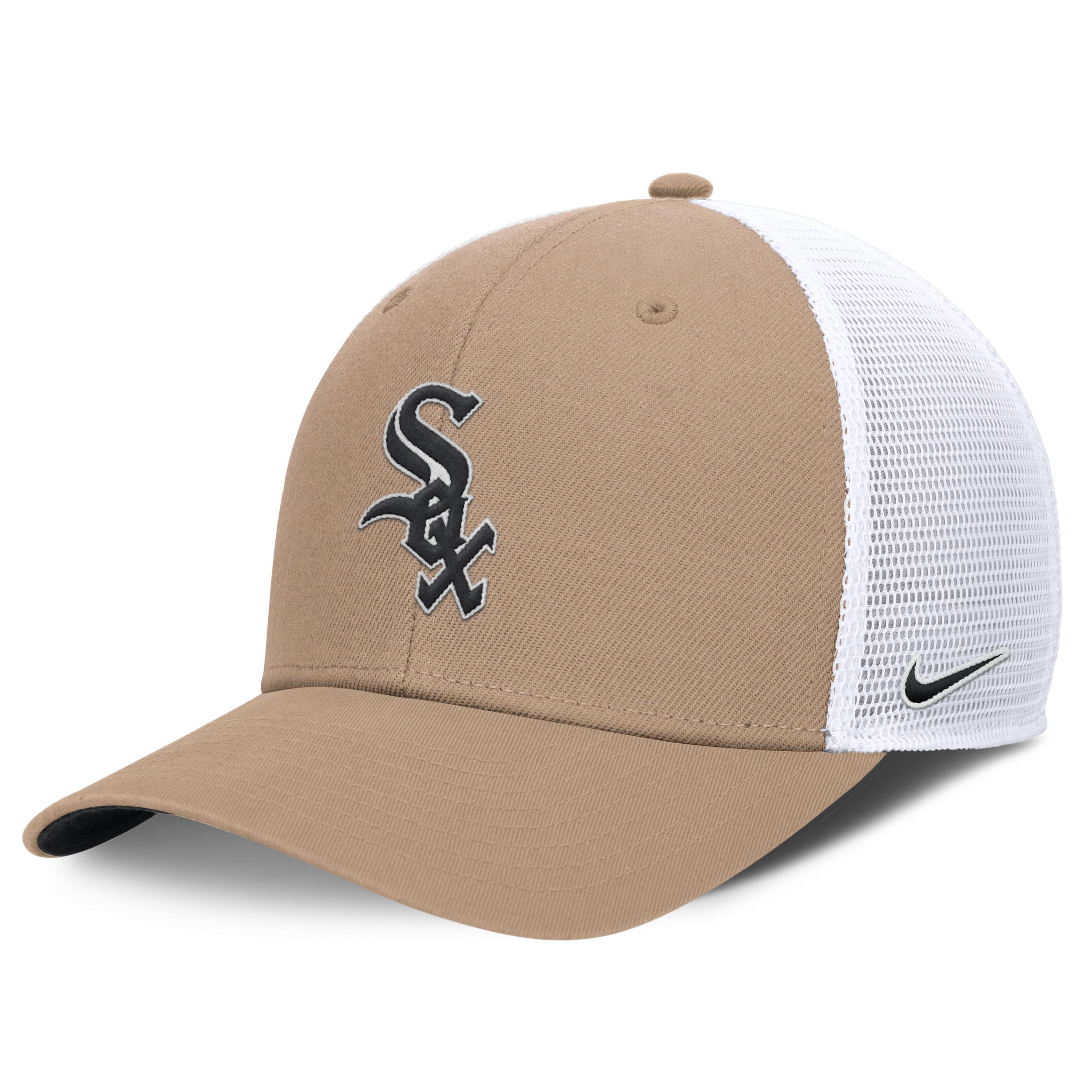 Nike Mens New York Mets Khaki Trucker Adjustable Hat Product Image