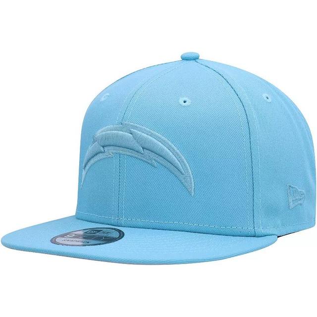 Mens New Era Aqua Los Angeles Chargers Color Pack 9FIFTY Snapback Hat, CHG Turquoise A Product Image