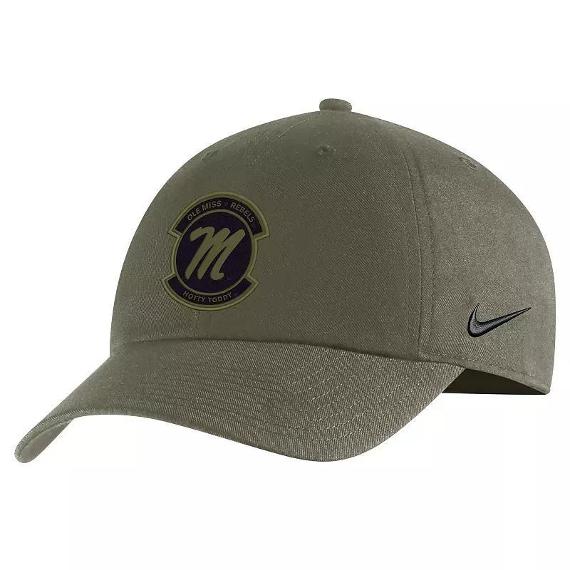 Mens Nike Olive Kansas State Wildcats Military Pack Heritage86 Adjustable Hat Product Image