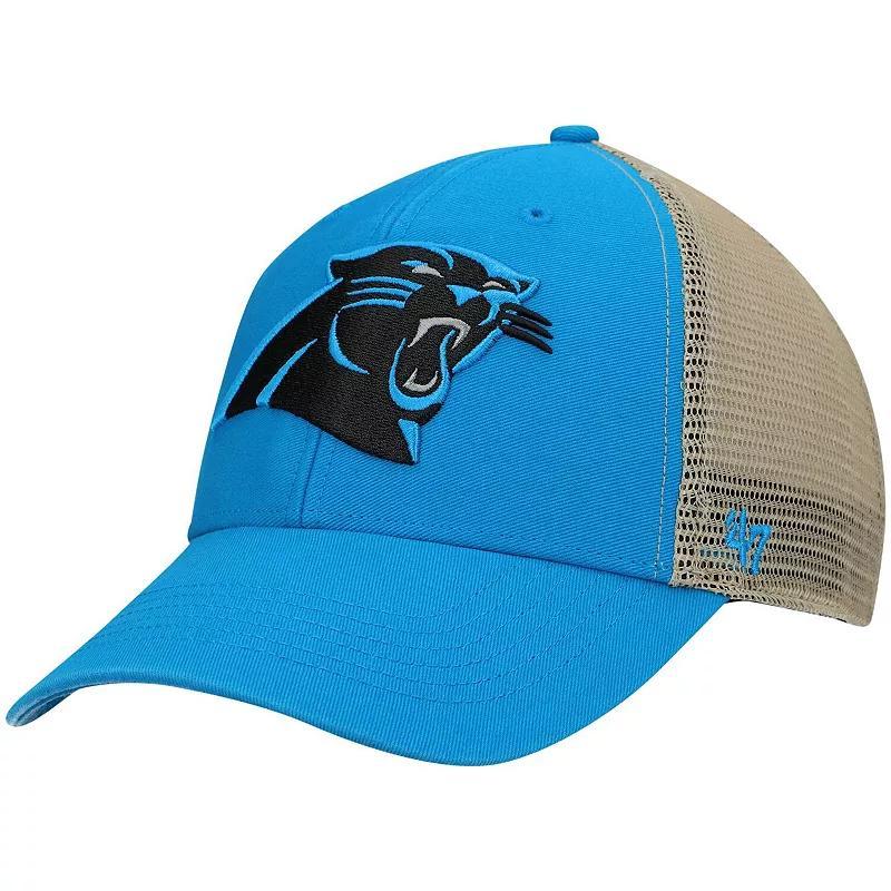 Mens 47 /Natural Carolina Panthers Flagship MVP Trucker Snapback Hat Product Image