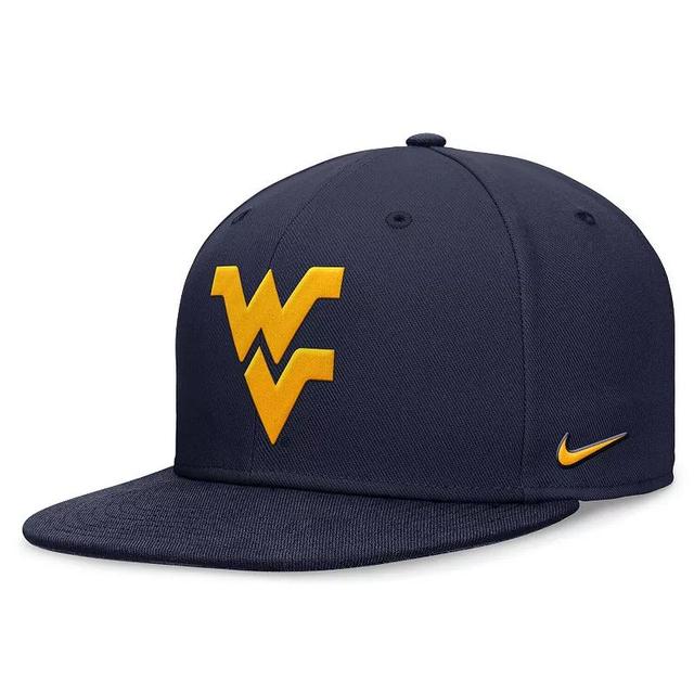 Mens Nike West Virginia Mountaineers On-Field Pro Fitted Hat Blue Product Image