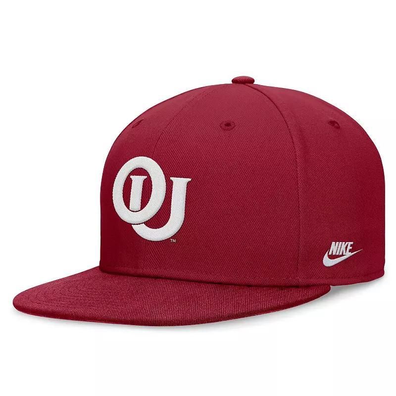 Mens Nike Crimson Oklahoma Sooners Legacy True Fitted Hat Product Image