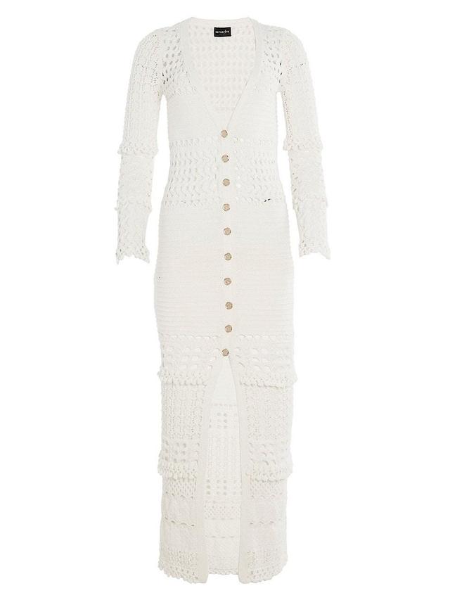 retrofete Alaia Cardgian in White. Size L, M, S, XS, XXS. Product Image