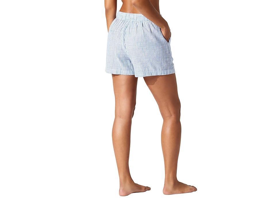 Tommy Bahama Shoreline Stripe Pullon Short (Beaming ) Women's Swimwear Product Image