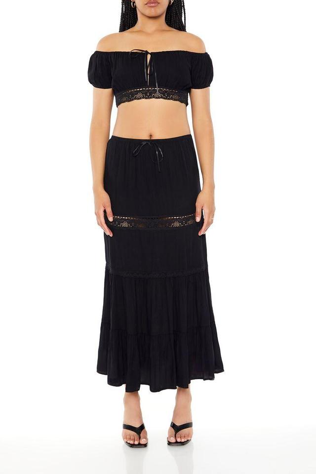 Off-the-Shoulder Top & Skirt Set | Forever 21 Product Image