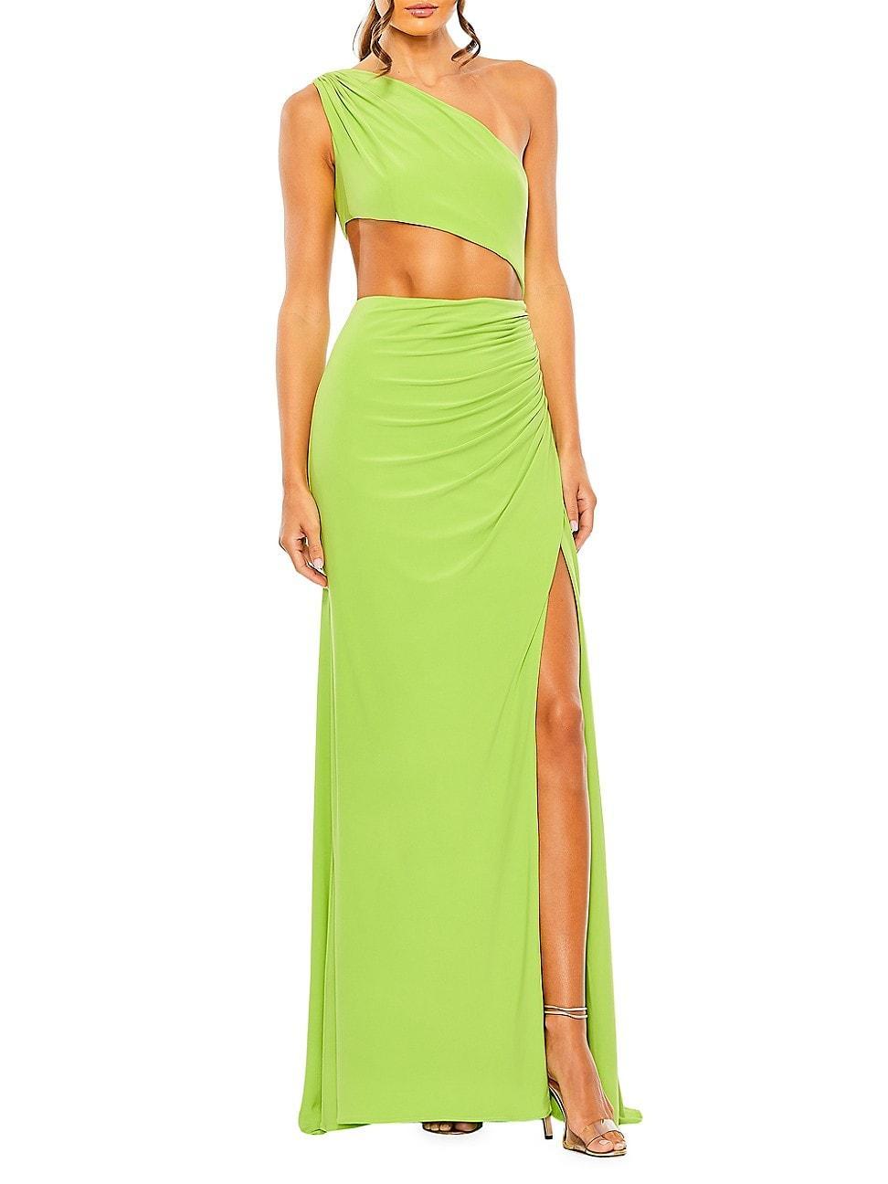 Womens Ieena One-Shoulder Cut-Out Gown Product Image