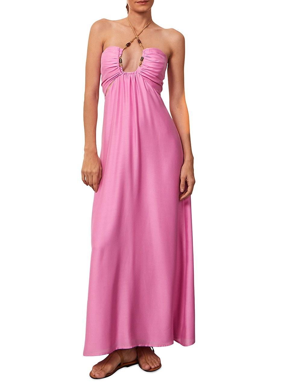 Womens Solid Melina Maxi Dress Product Image