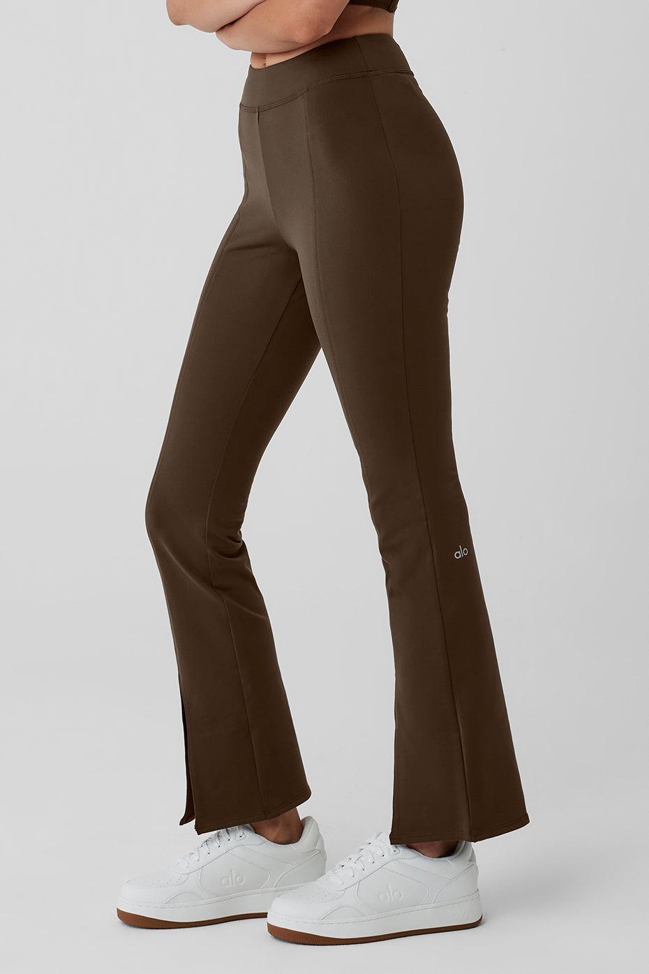 Airbrush High-Waist 7/8 Flutter Legging - Espresso Female Product Image