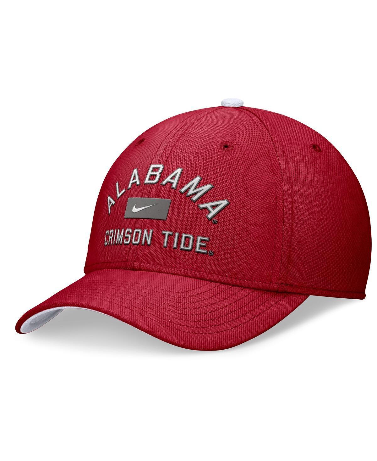 Nike Mens Crimson Alabama Crimson Tide Primetime Rise Swoosh Flex Hat Product Image