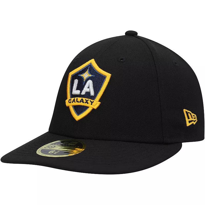 Mens New Era LA Galaxy Primary Logo Low Profile 59FIFTY Fitted Hat Product Image