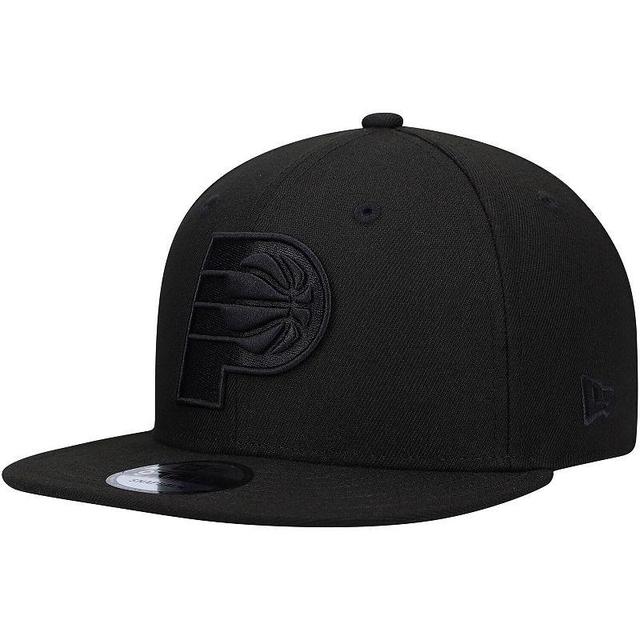 Mens New Era Indiana Pacers Black 9FIFTY Snapback Hat Product Image