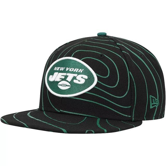 Mens New Era New York Jets Geo 59FIFTY Fitted Hat Product Image