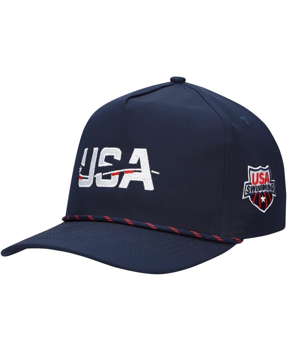 Imperial Mens Navy Usa Swimming the Wrightson Rope Adjustable Hat Product Image