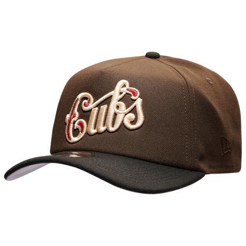 New Era Mens New Era Cubs Foam 100th Anniversary A Frame 940 Cap - Mens Walnut/Black Product Image