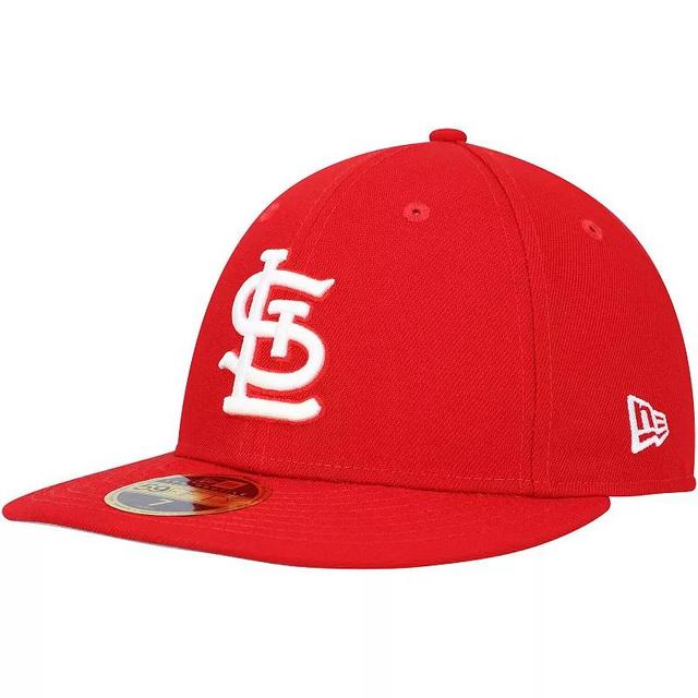 Mens New Era Scarlet St. Louis Cardinals Low Profile 59FIFTY Fitted Hat Product Image