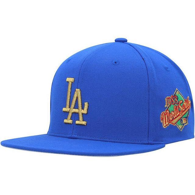 Mens Mitchell & Ness Blue Los Angeles Dodgers Champd Up Snapback Hat Product Image