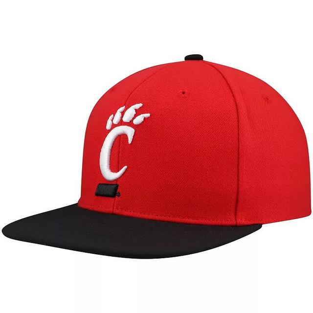 Mens Mitchell & Ness /Black Cincinnati Bearcats 2-Tone 2.0 Snapback Hat Product Image