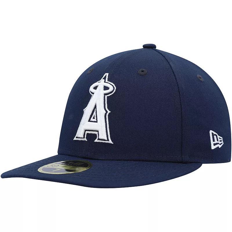 Mens New Era Los Angeles Angels Oceanside Low Profile 59FIFTY Fitted Hat Blue Product Image