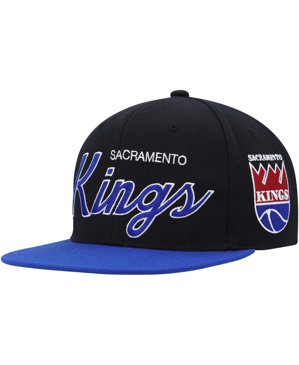 Mens Mitchell & Ness Sacramento Kings Hardwood Classics MVP Team Script 2.0 Snapback Hat Product Image