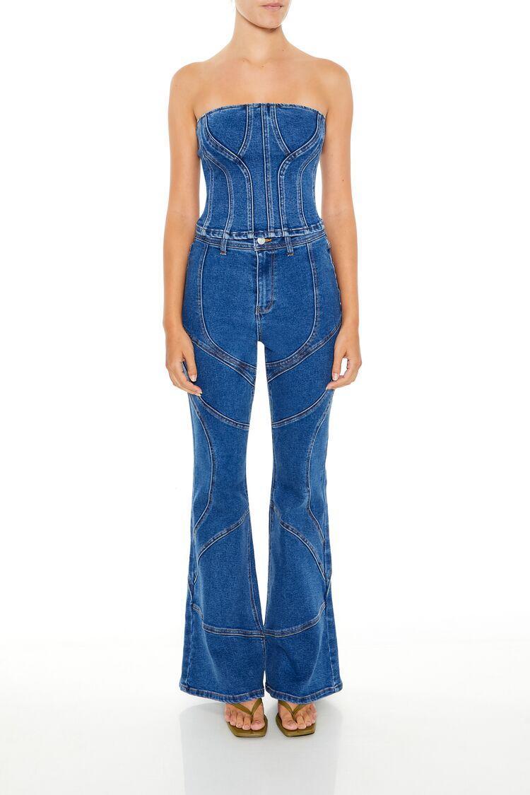 Reworked High-Rise Flare Jeans | Forever 21 Product Image