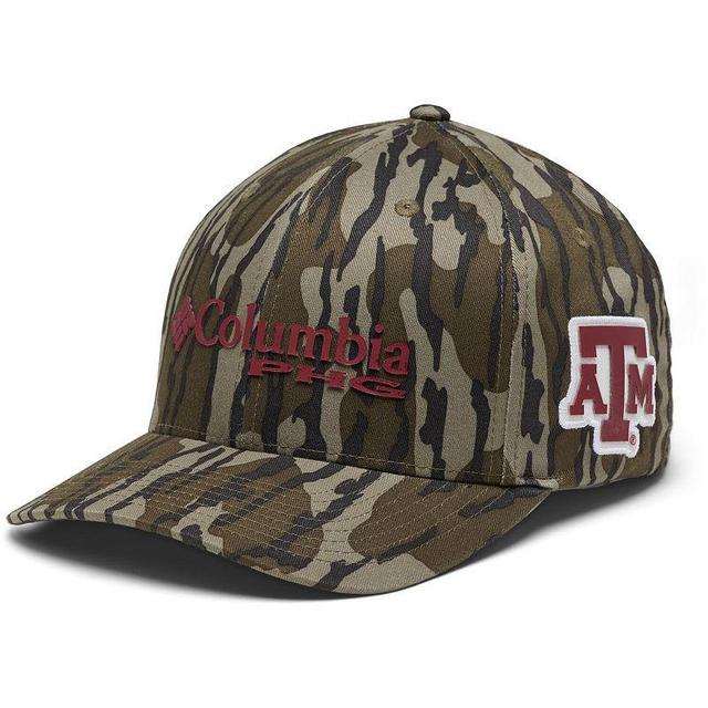 Mens Columbia Mossy Oak Camo Texas A&M Aggies Bottomland Flex Hat Product Image