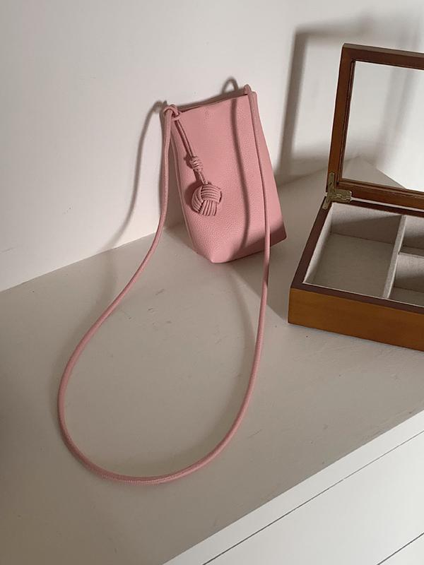 Solid Color Split-Joint Mini Bags Crossbody Bags Handbags Product Image